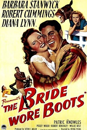 Cover image of the movie The Bride Wore Boots (1946)