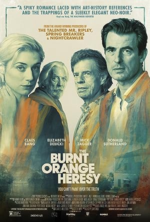 Cover image of the movie The Burnt Orange Heresy (2019)