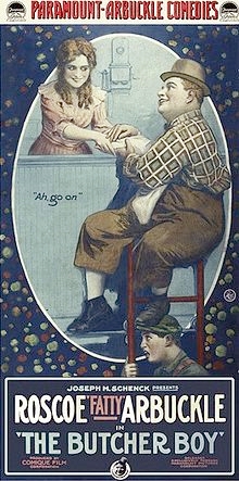 Cover image of the movie The Butcher Boy (1917)