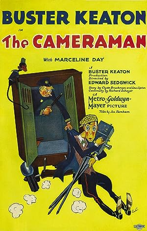 Cover image of the movie The Cameraman (1928)