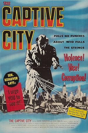 Cover image of the movie The Captive City (1952)