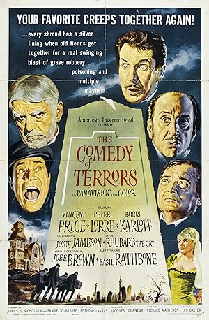 Cover image of the movie The Comedy of Terrors (1963)