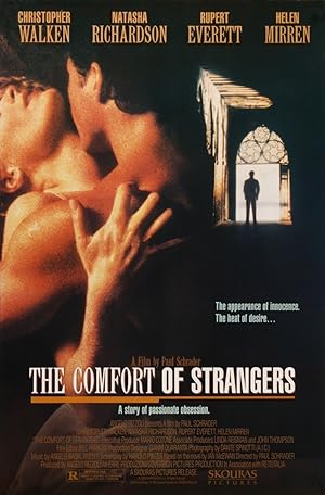 Cover image of the movie The Comfort of Strangers (1990)