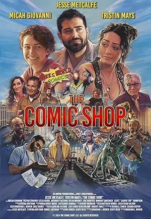 Cover image of the movie The Comic Shop (2025)