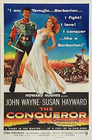 Cover image of the movie The Conqueror (1956)
