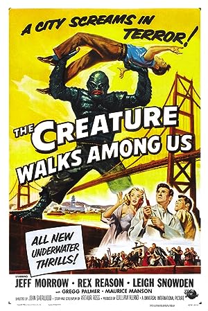 Cover image of the movie The Creature Walks Among Us (1956)