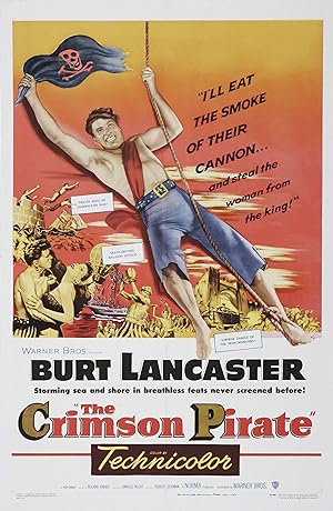 Cover image of the movie The Crimson Pirate (1952)