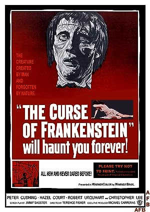 Cover image of the movie The Curse of Frankenstein (1957)