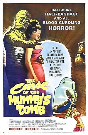 Cover image of the movie The Curse of the Mummy's Tomb (1964)