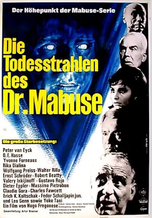 Cover image of the movie The Death Ray of Dr. Mabuse (1964)