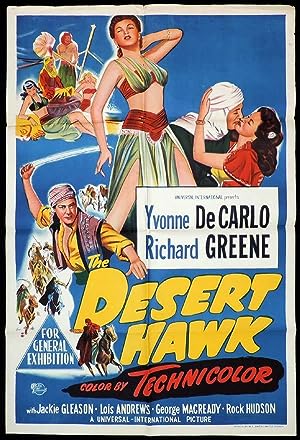 Cover image of the movie The Desert Hawk (1950)