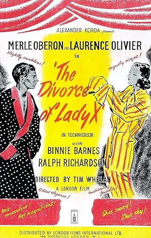 Cover image of the movie The Divorce of Lady X (1938)