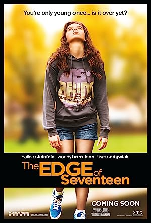 Cover image of the movie The Edge of Seventeen (2016)