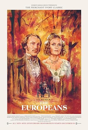 Cover image of the movie The Europeans (1979)
