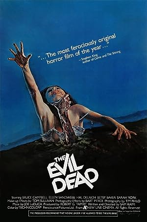 Cover image of the movie The Evil Dead (1981)