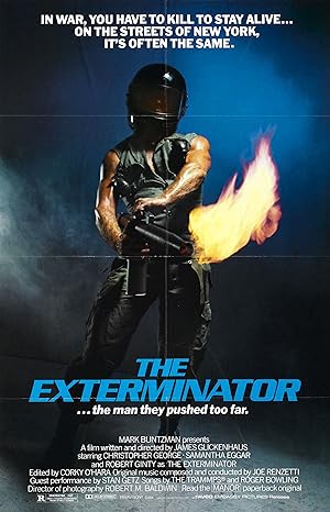 Cover image of the movie The Exterminator (1980)