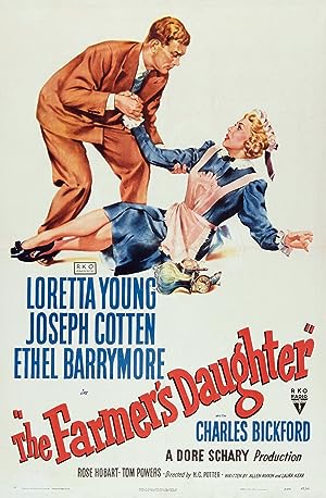 Cover image of the movie The Farmer's Daughter (1947)