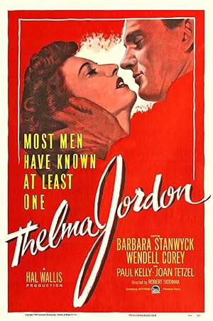 Cover image of the movie The File on Thelma Jordon (1949)