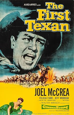 Cover image of the movie The First Texan (1956)