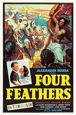 Cover image of the movie The Four Feathers (1939)