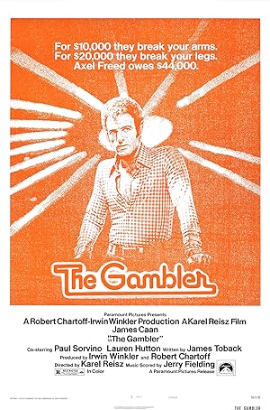 Cover image of the movie The Gambler (1974)