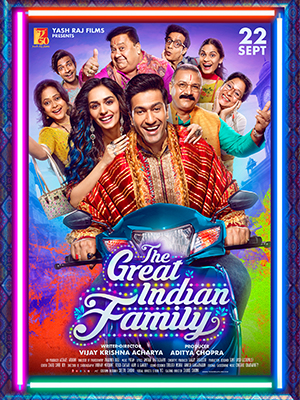 Cover image of the movie The Great Indian Family (2023)