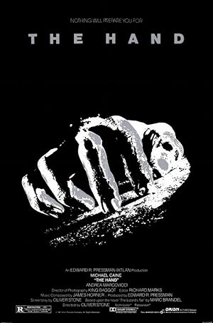 Cover image of the movie The Hand (1981)