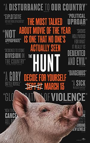 Cover image of the movie The Hunt (2020)