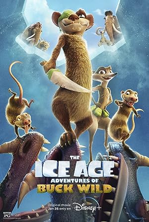 Cover image of the movie The Ice Age Adventures of Buck Wild (2022)