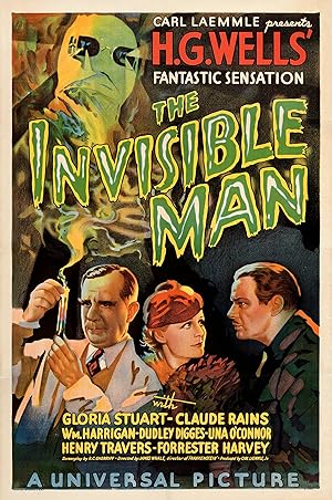 Cover image of the movie The Invisible Man (1933)