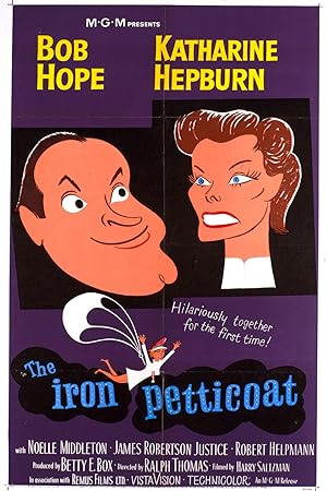 Cover image of the movie The Iron Petticoat (1956)