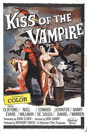 Cover image of the movie The Kiss of the Vampire (1963)