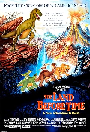 Cover image of the movie The Land Before Time (1988)