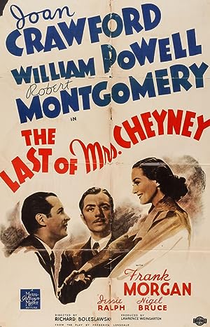 Cover image of the movie The Last of Mrs. Cheyney (1937)