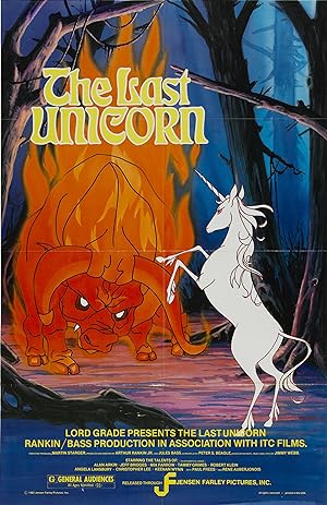Cover image of the movie The Last Unicorn (1982)