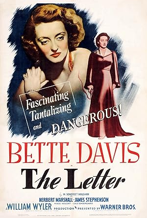 Cover image of the movie The Letter (1940)