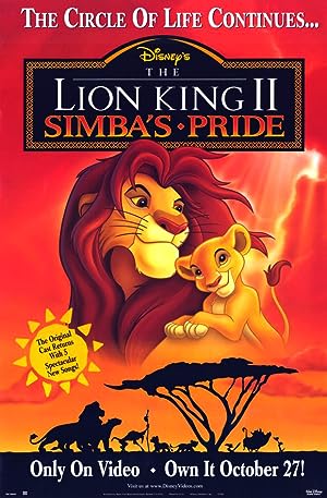 Cover image of the movie The Lion King 2: Simba's Pride (1998)