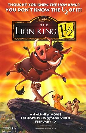 Cover image of the movie The Lion King 3: Hakuna Matata (2004)