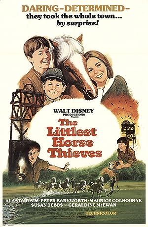 Cover image of the movie The Littlest Horse Thieves (1976)