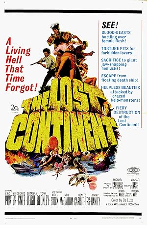 Cover image of the movie The Lost Continent (1968)