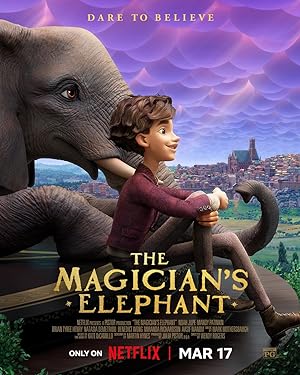 Cover image of the movie The Magician's Elephant (2023)