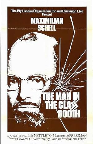 Cover image of the movie The Man in the Glass Booth (1975)