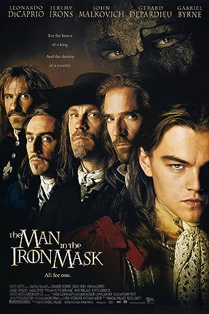 Cover image of the movie The Man in the Iron Mask (1998)