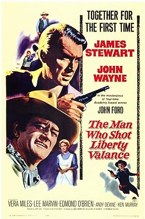Cover image of the movie The Man Who Shot Liberty Valance (1962)