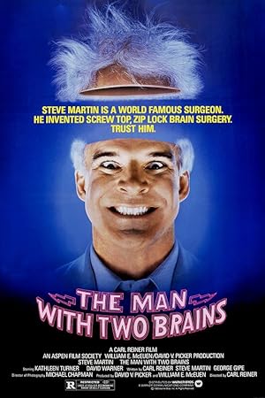 Cover image of the movie The Man with Two Brains (1983)