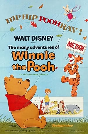Cover image of the movie The Many Adventures of Winnie the Pooh (1977)