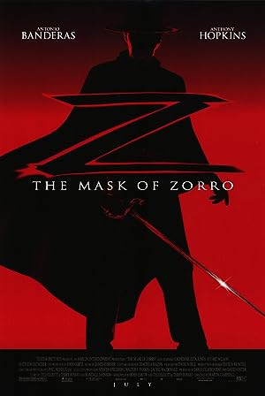 Cover image of the movie The Mask of Zorro (1998)