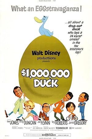 Cover image of the movie The Million Dollar Duck (1971)