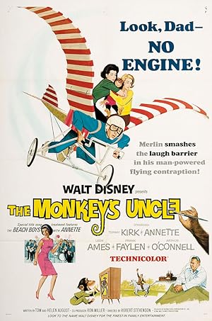 Cover image of the movie The Monkey's Uncle (1965)