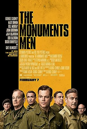 Cover image of the movie The Monuments Men (2014)